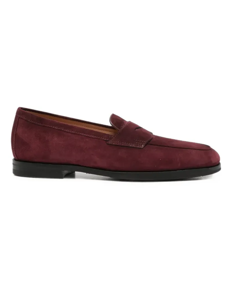 Santoni Carla Loafer aus Wildleder - Rot Rot