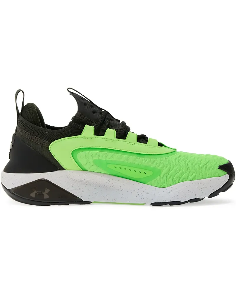 Under Armour Project Rock 7 Sneakers mit Mesh-Einsätzen - Grün Grün