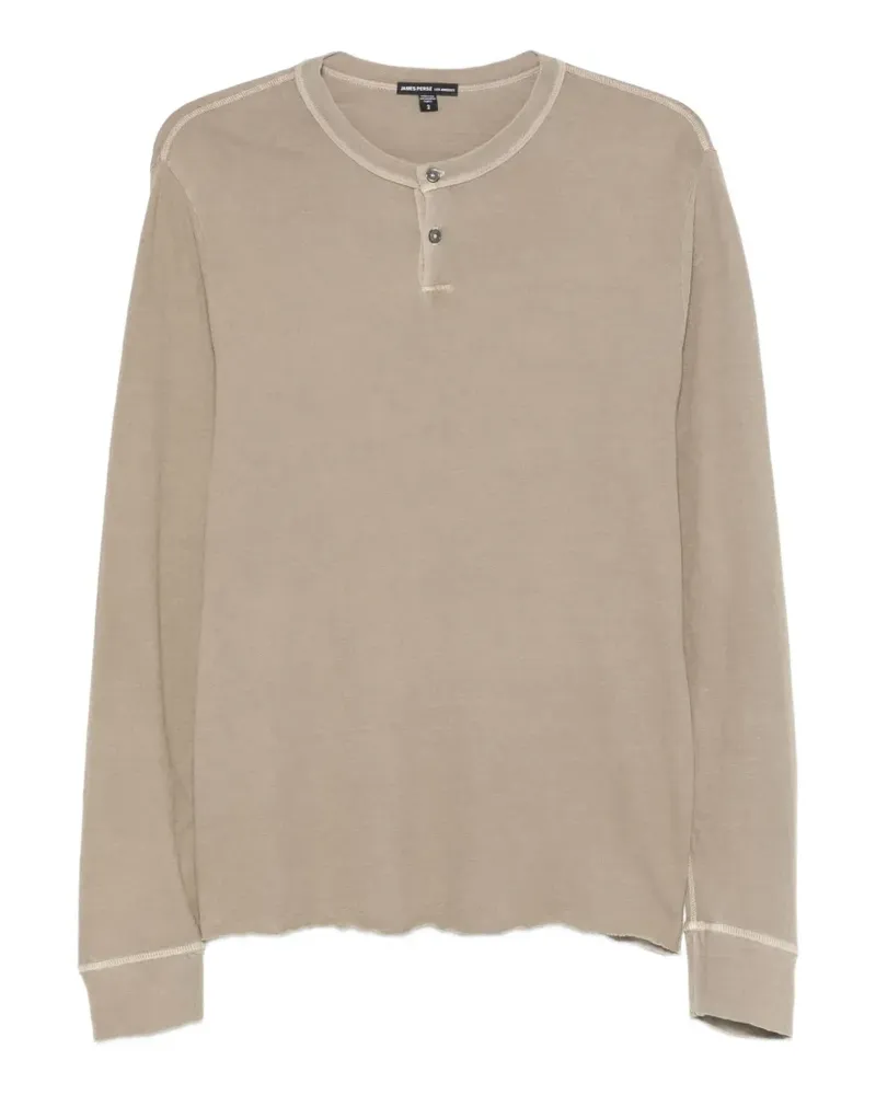 James Perse long-sleeved T-shirt - Nude Nude