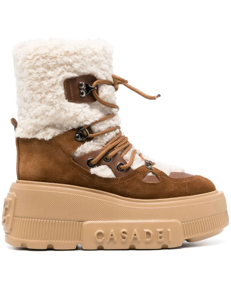Casadei Stivali Polacco Stiefel - Braun Braun