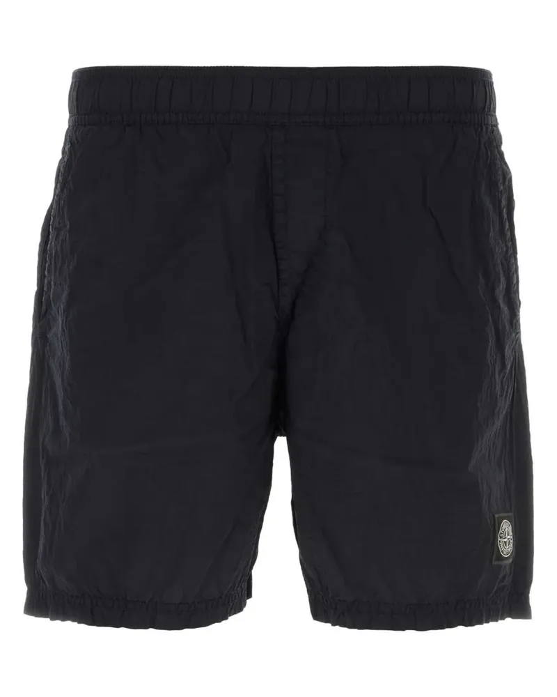 Stone Island Badeshorts mit Logo - Blau Blau