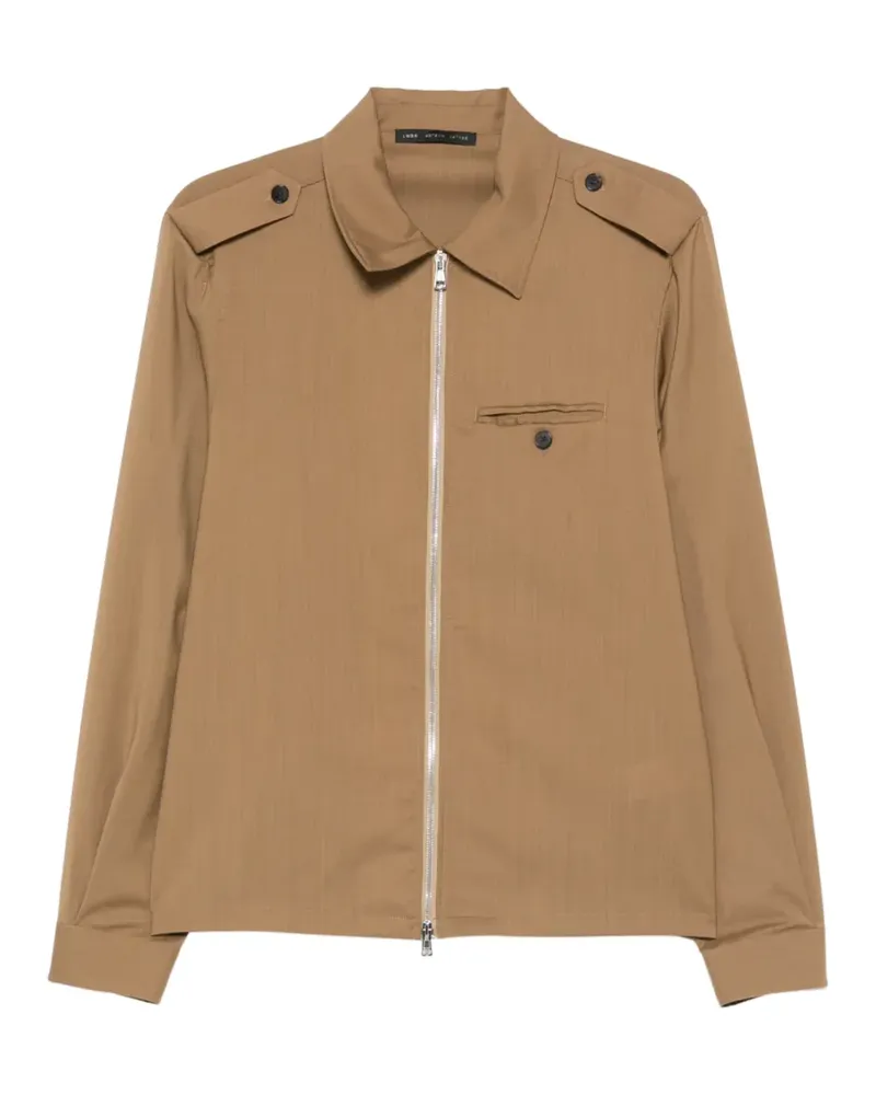 Low Brand Jacke mit Knopfverschluss - Nude Nude