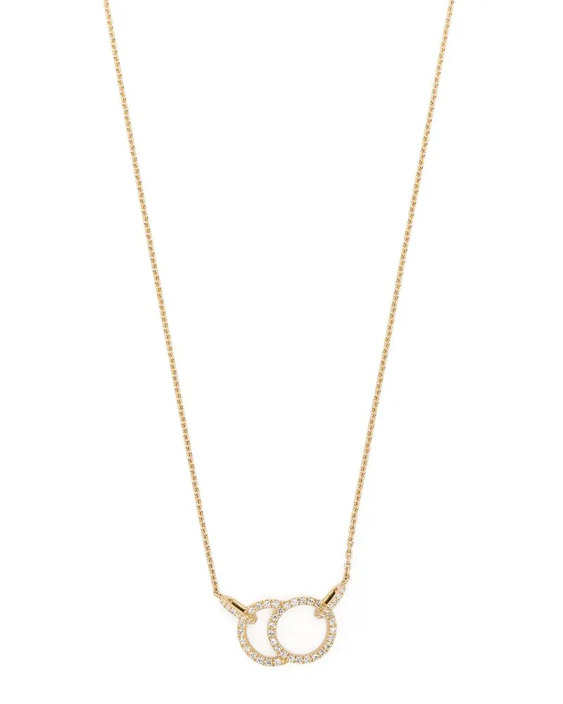 COURBET Recycelte 18kt Gelbgoldhalskette mit synthetischen Diamanten Gold
