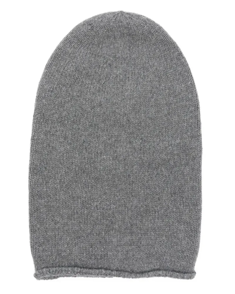 CENERE GB knitted beanie hat - Grau Grau