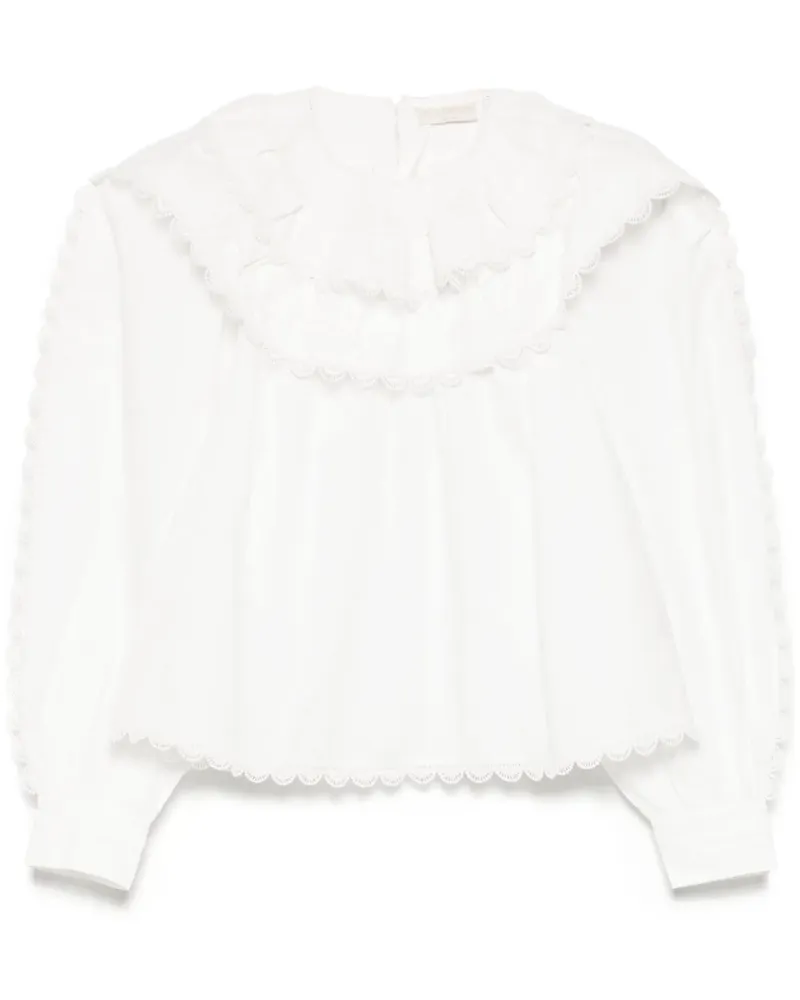 Ulla Johnson Layla Bluse - Weiß Weiß