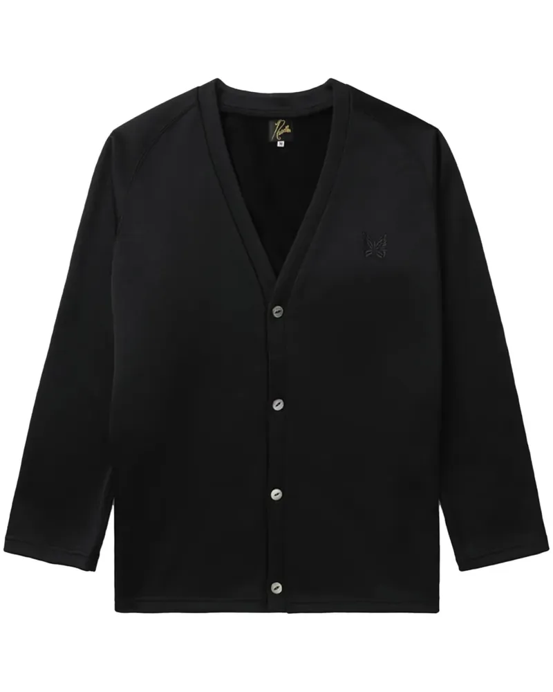 NEEDLES Cardigan mit Logo-Stickerei - Schwarz Schwarz