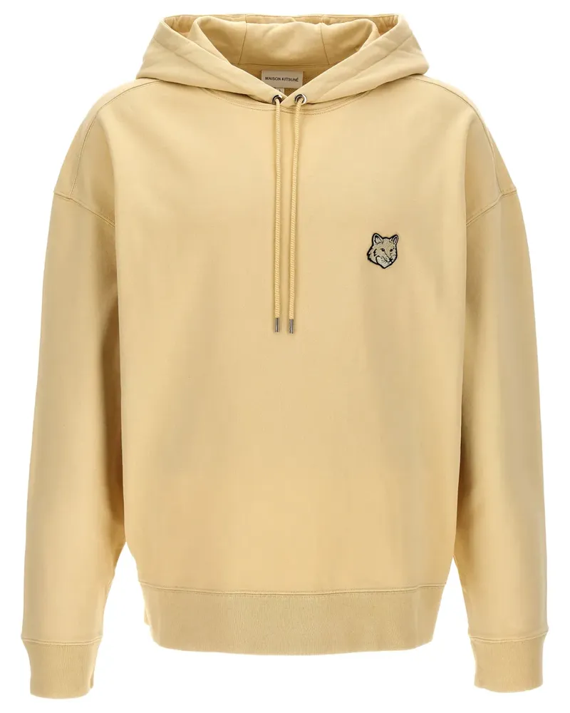 Kitsuné Bold Fox Head Hoodie - Nude Nude