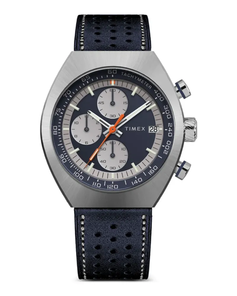Timex Legacy Tonneau Chronograph 42mm - Blau Blau