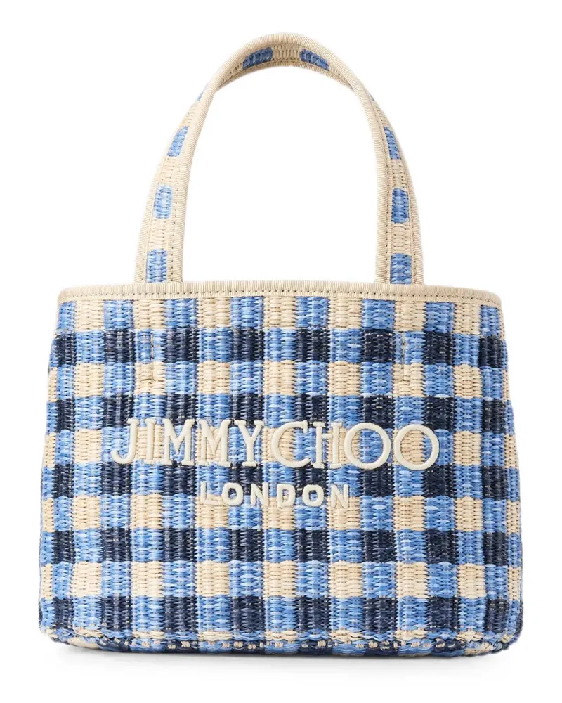 Jimmy Choo Beach East-West Mini-Tote Bag - Blau Blau