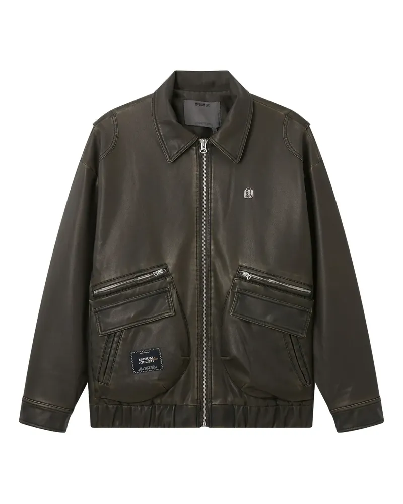 Musium Div. zip pocket jacket - Braun Braun