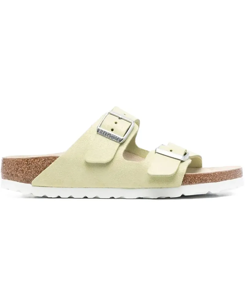 Birkenstock Arizona Shimmering "Popcorn Lime - Narrow Fit" Sandalen - Grün Grün