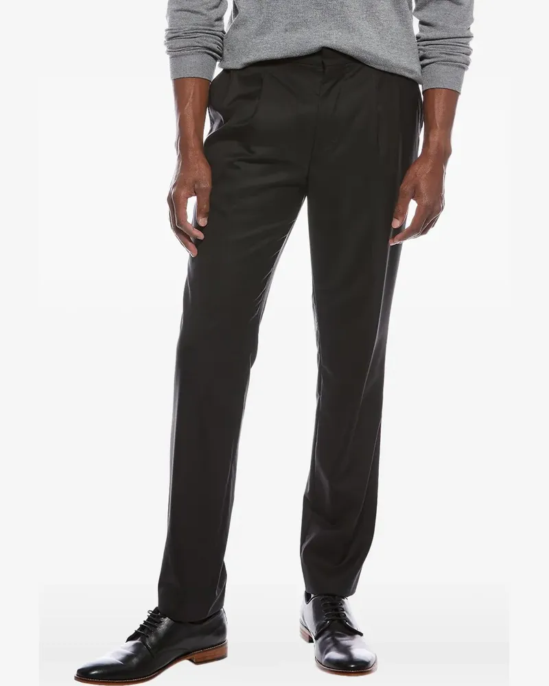 Brunello Cucinelli slim-fit tailored trousers - Schwarz Schwarz