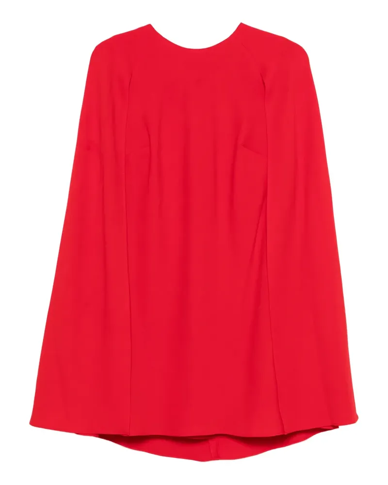 Roland Mouret cape sleeve dress - Rot Rot