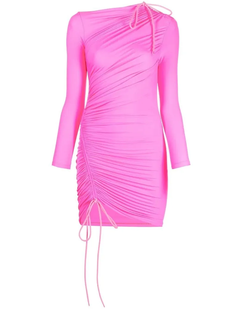 Balenciaga Drapiertes Minikleid - Rosa Rosa