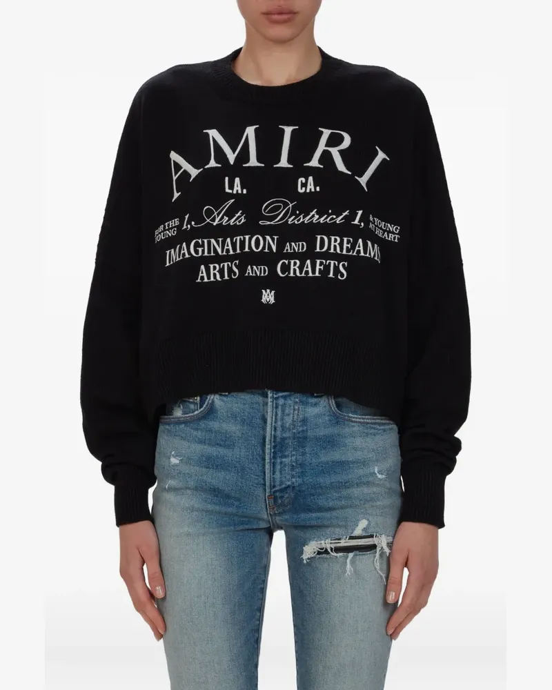 Amiri Sweatshirt mit grafischem Print - Schwarz Schwarz
