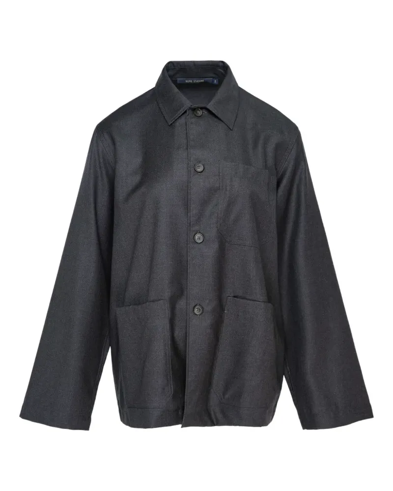 Sofie D'Hoore Hemdjacke mit Taschen - Grau Grau