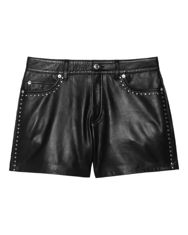 Zadig & Voltaire Shorts mit Nieten - Schwarz Schwarz