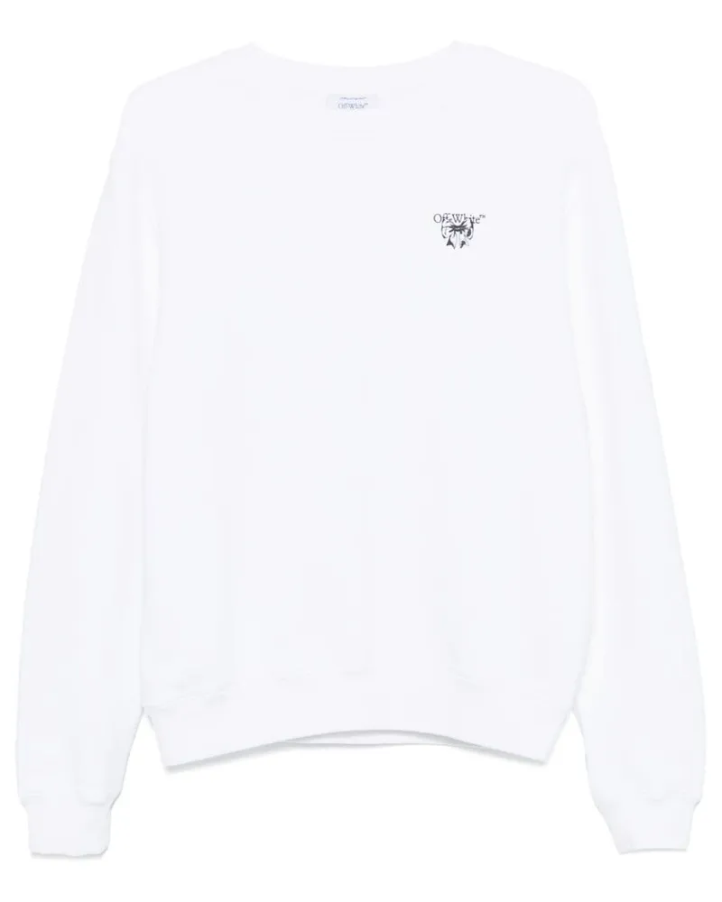 OFF-WHITE Bow Arrow Pullover - Weiß Weiß