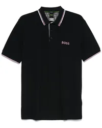 HUGO BOSS Poloshirt mit Logo-Stickerei Blau