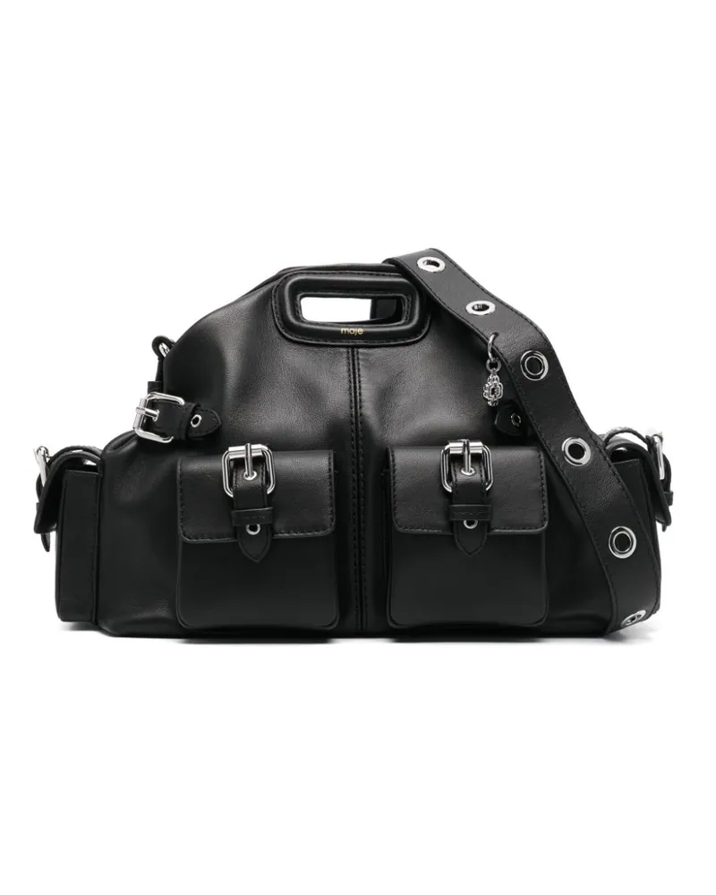 Maje Miss M Schultertasche - Schwarz Schwarz