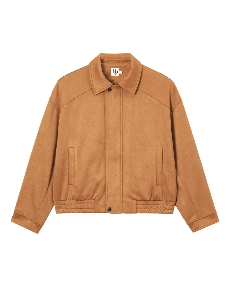 b+ab elasticated-hem jacket - Nude Nude