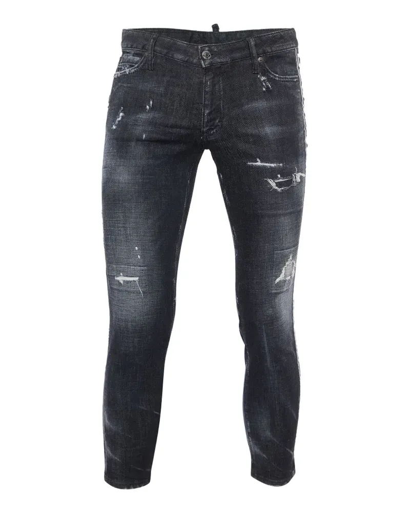 Dsquared2 distressed skinny jeans - Schwarz Schwarz