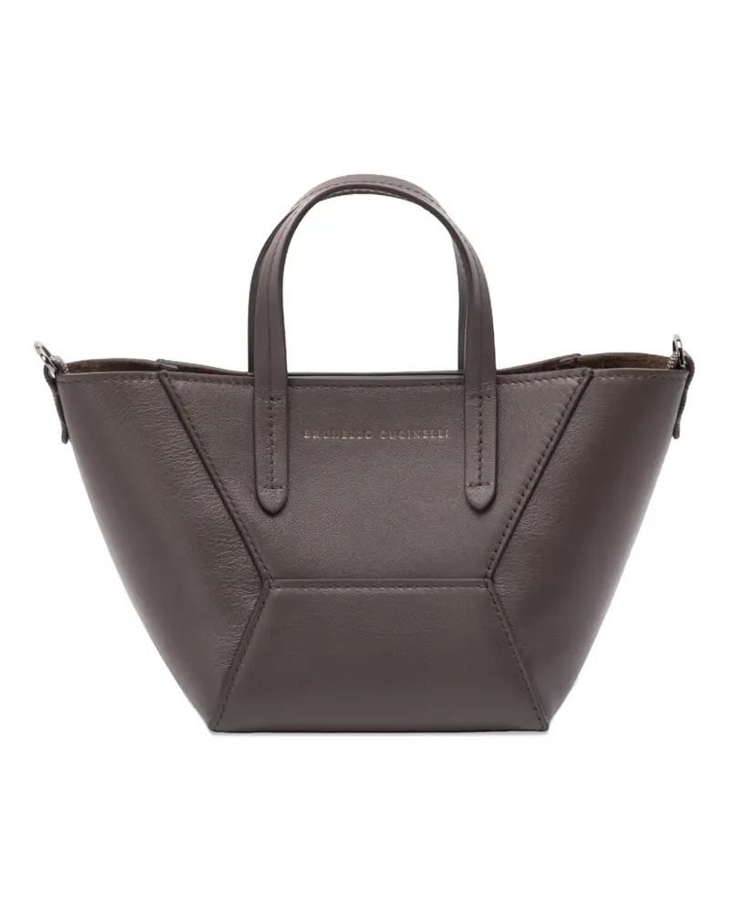 Brunello Cucinelli mini BC Duo tote bag - Braun Braun