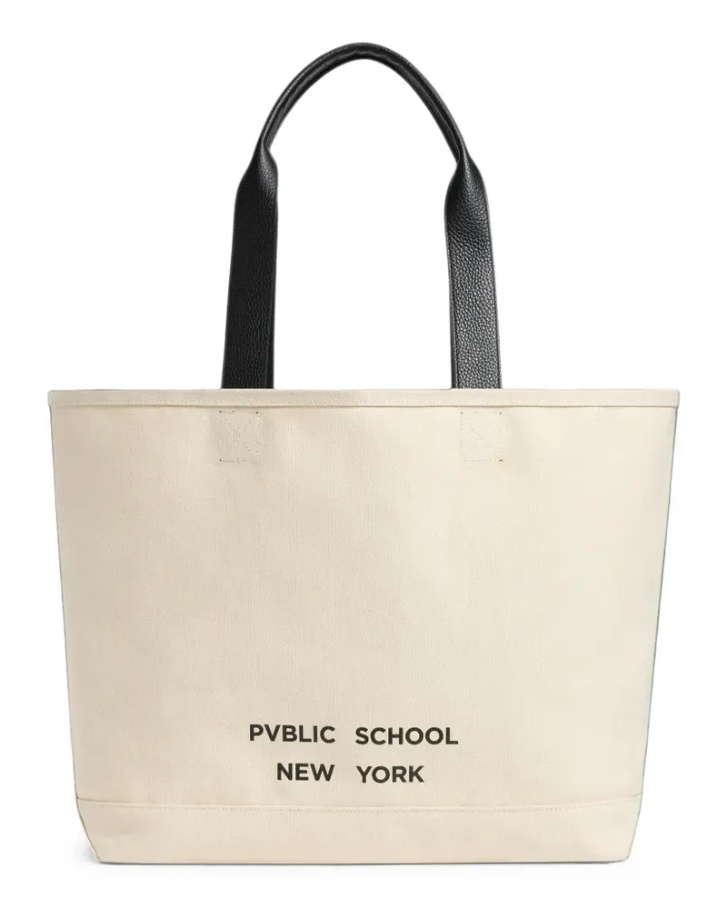 Public School Pop Up Tote Bag - Nude Nude