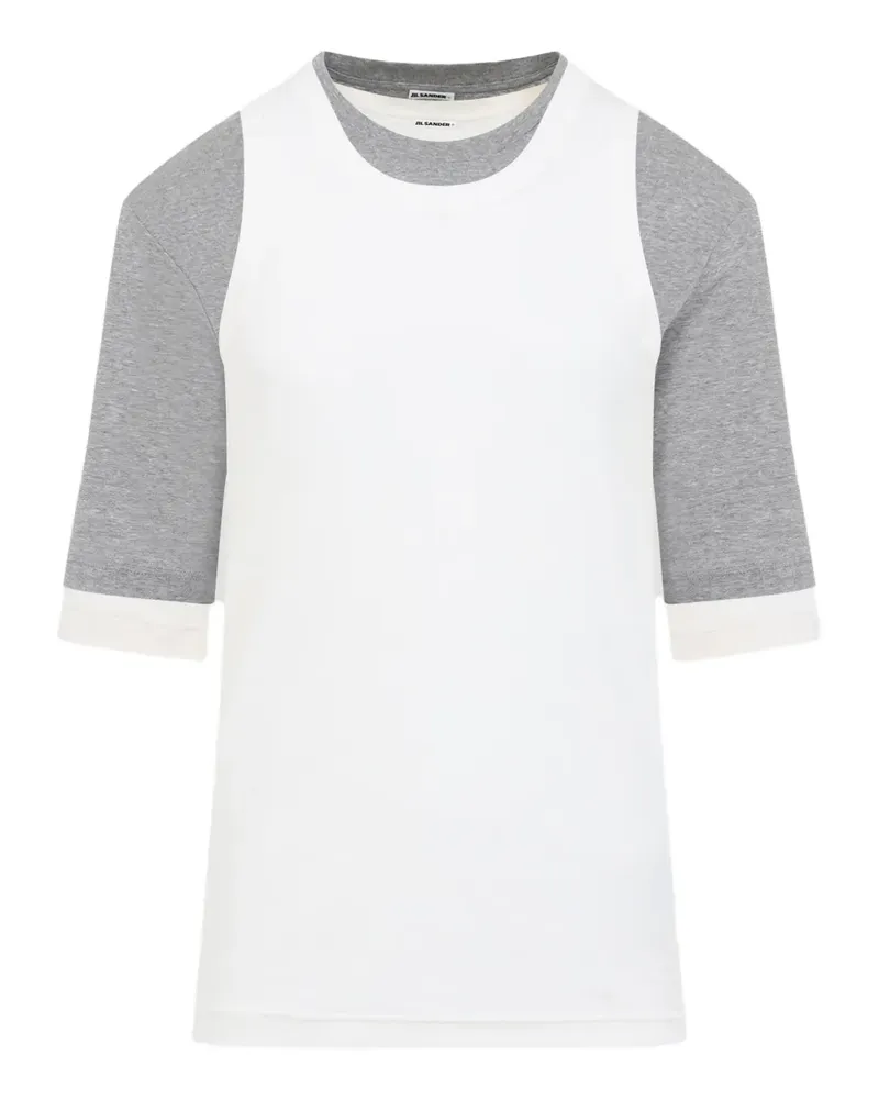 Jil Sander Klassisches T-Shirt - Weiß Weiß