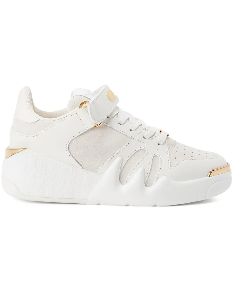 Giuseppe Zanotti Talon Sneakers mit Klettverschluss - Weiß Weiß