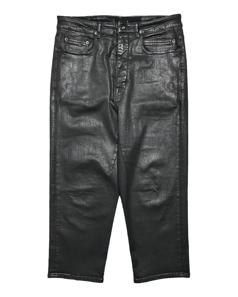 DRKSHDW by Rick Owens Collapse waxed jeans - Schwarz Schwarz