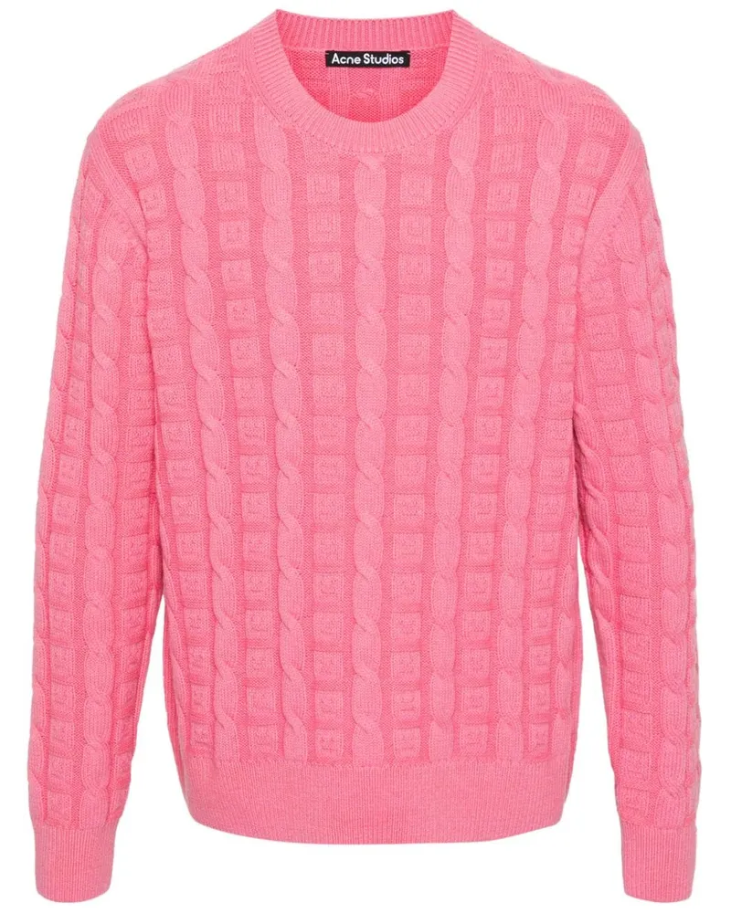 Acne Studios Gestrickter Pullover - Rosa Rosa