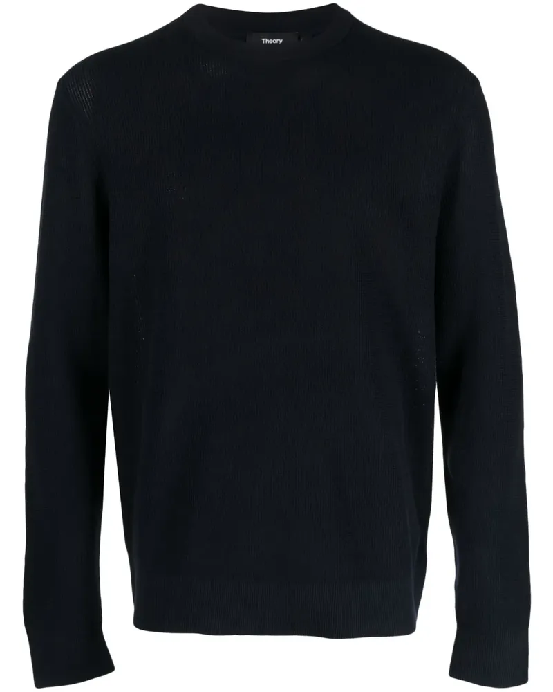 Theory Pullover mit rundem Ausschnitt - Blau Blau