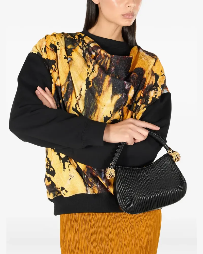 Roberto Cavalli leather tote bag - Schwarz Schwarz