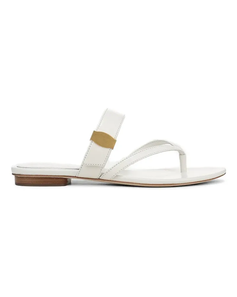 Veronica Beard Salva Dash flat sandals - Weiß Weiß