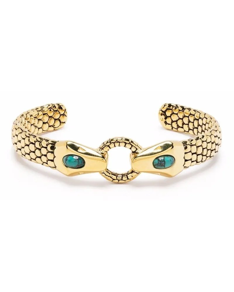 Aurélie Bidermann Tao Armspange mit Schlangen-Motiv - Gold Gold