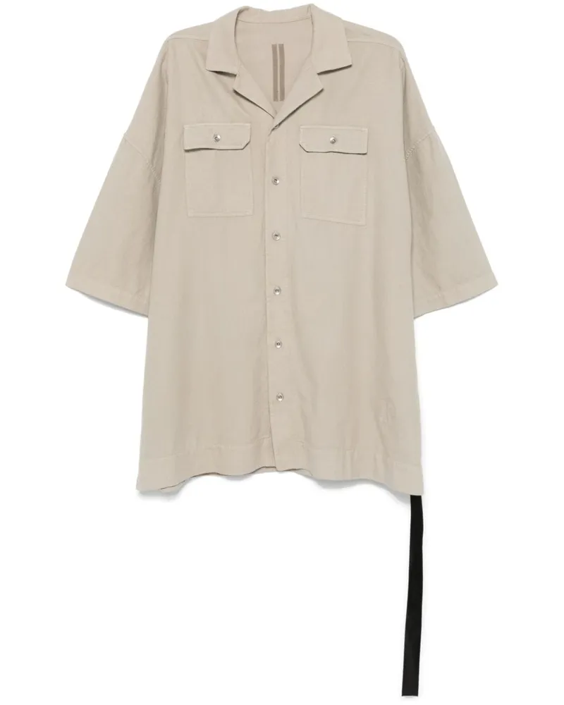 DRKSHDW by Rick Owens Magnum Tommy Hemd - Grau Grau