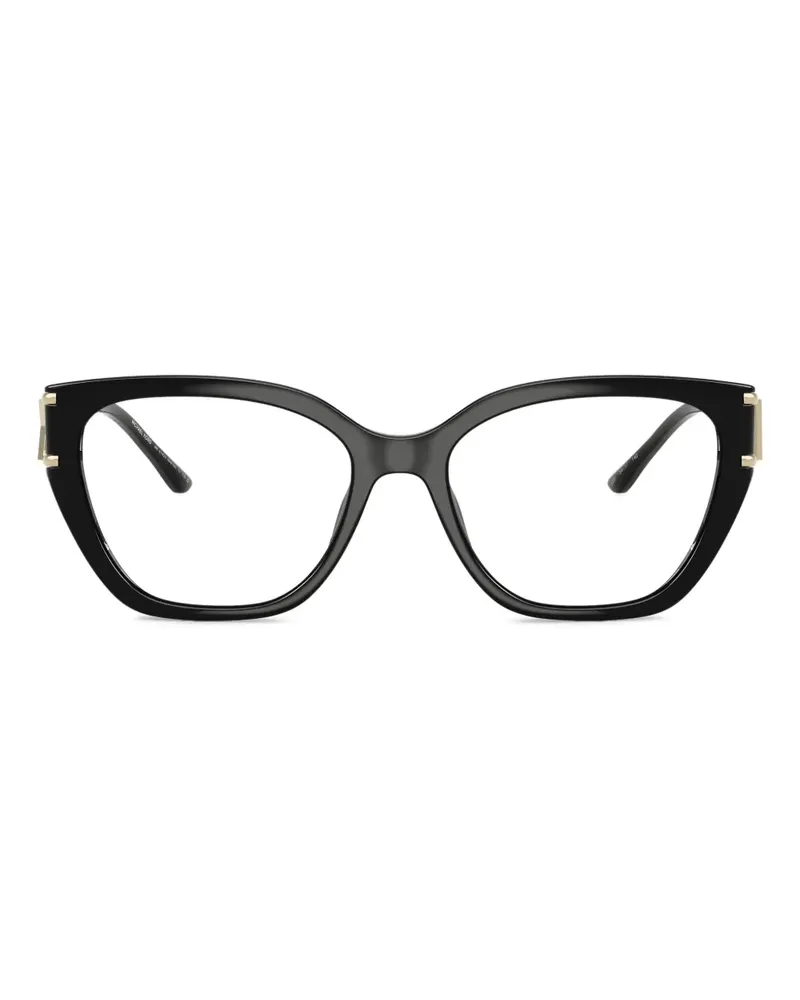 Michael Kors Brille mit Logo-Schild - Gold Gold
