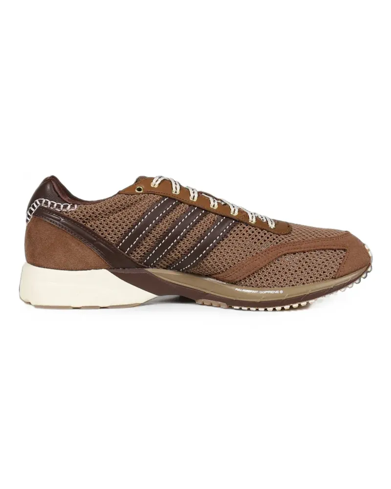 adidas x Wales Bonner Adizero Adios Sneakers mit Häkelzunge - Braun Braun