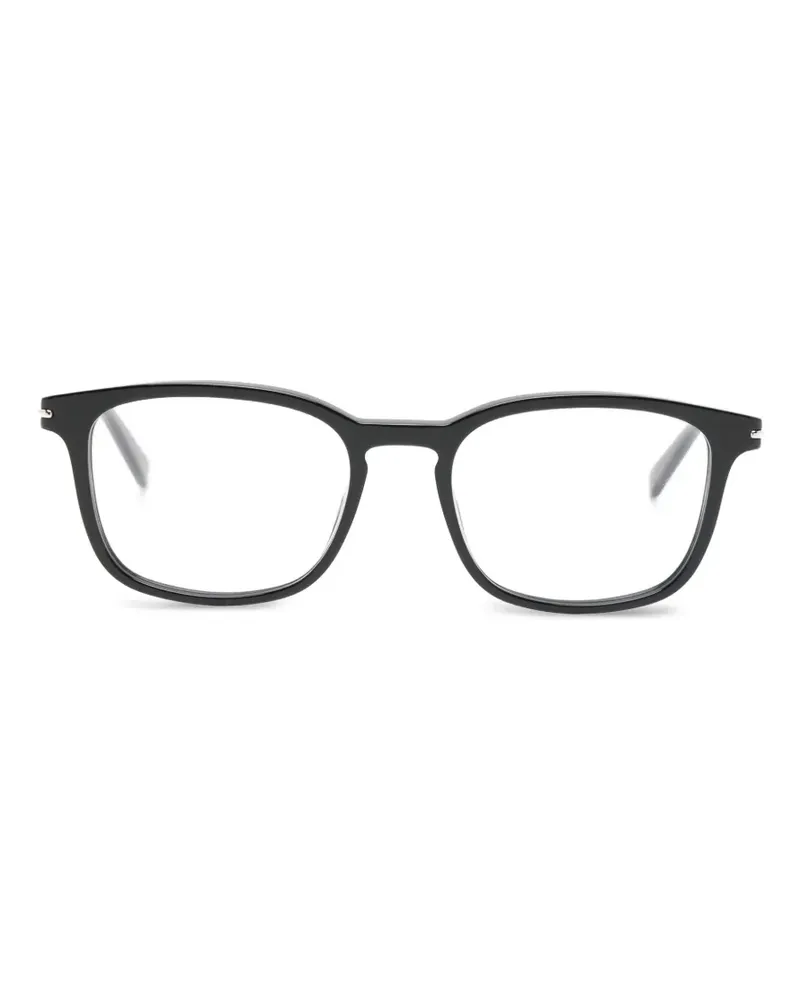 Gucci Sonnenbrille mit eckigem Gestell - Schwarz Schwarz