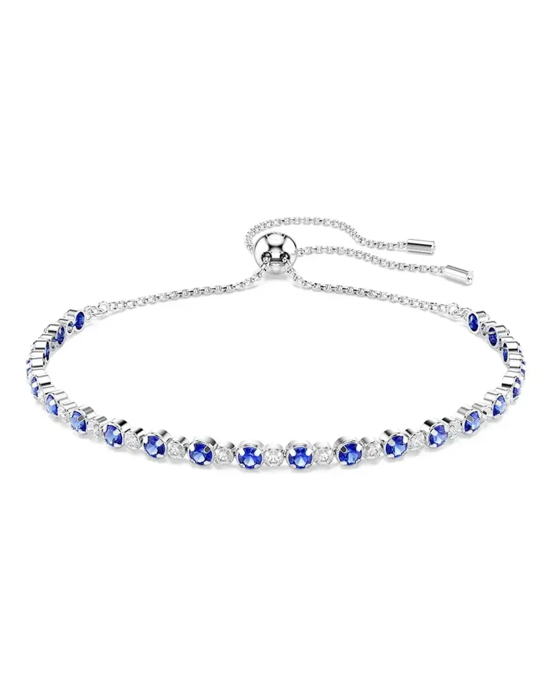 Swarovski Matrix Tennis round-cut stone bracelet - Silber Silber