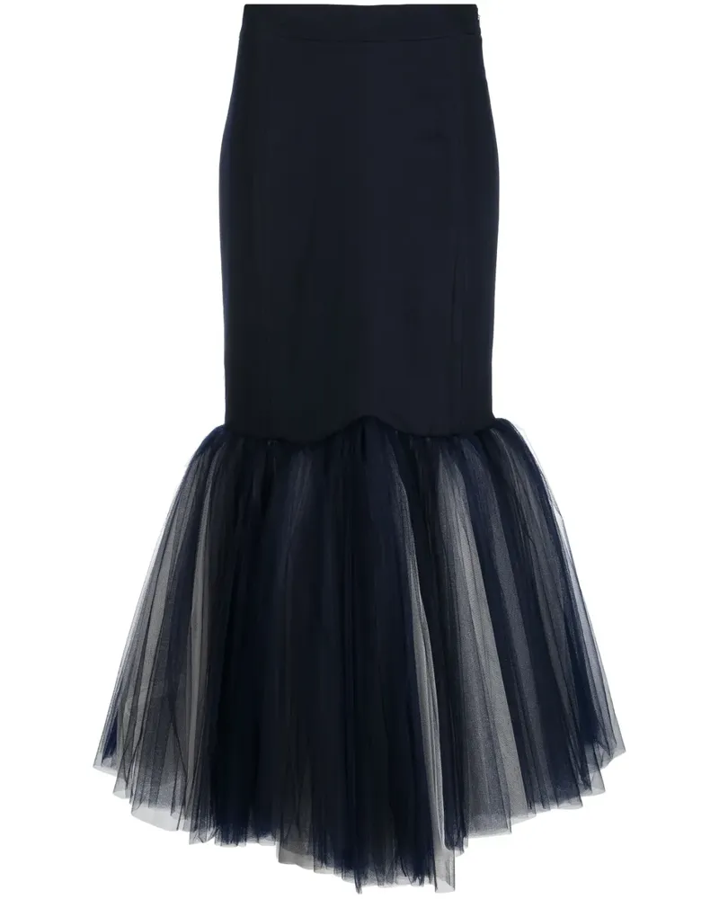 Moschino Klassischer Maxirock - Blau Blau