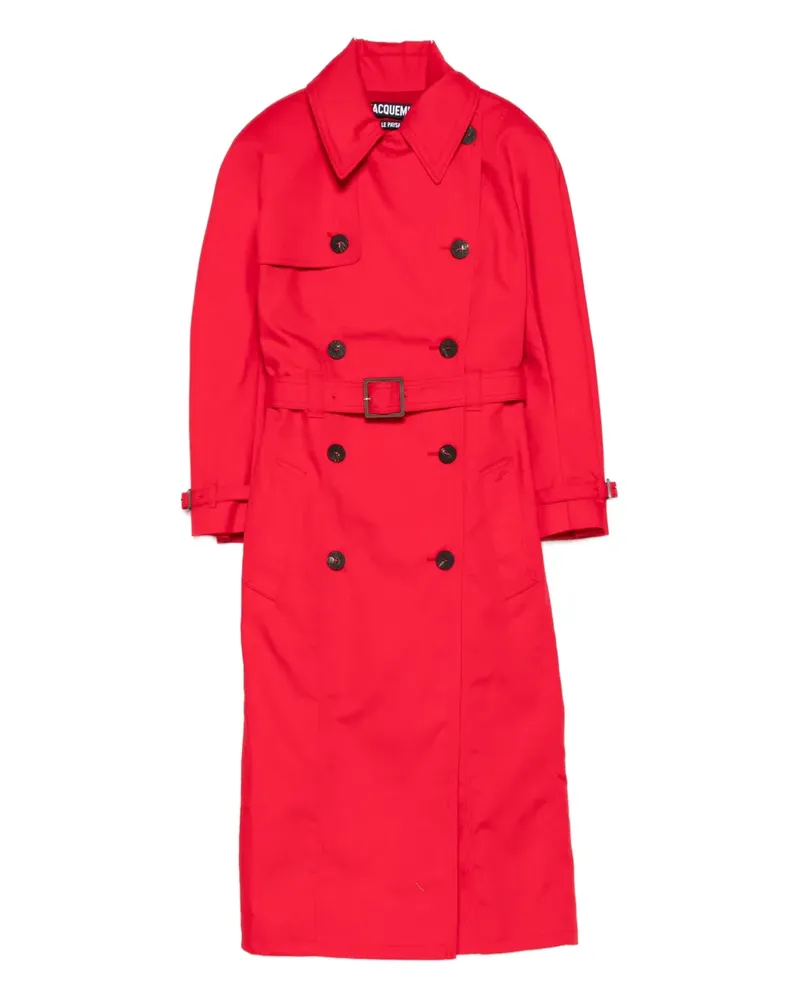 Jacquemus Citta double-breasted coat - Rot Rot