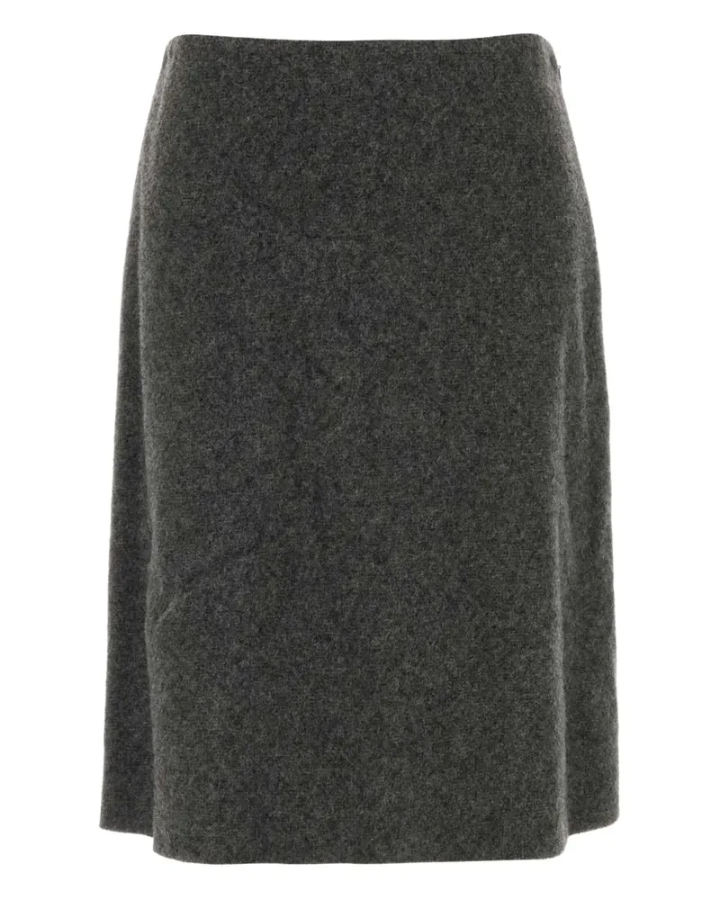 Miu Miu Rock aus Wolle - Grau Grau