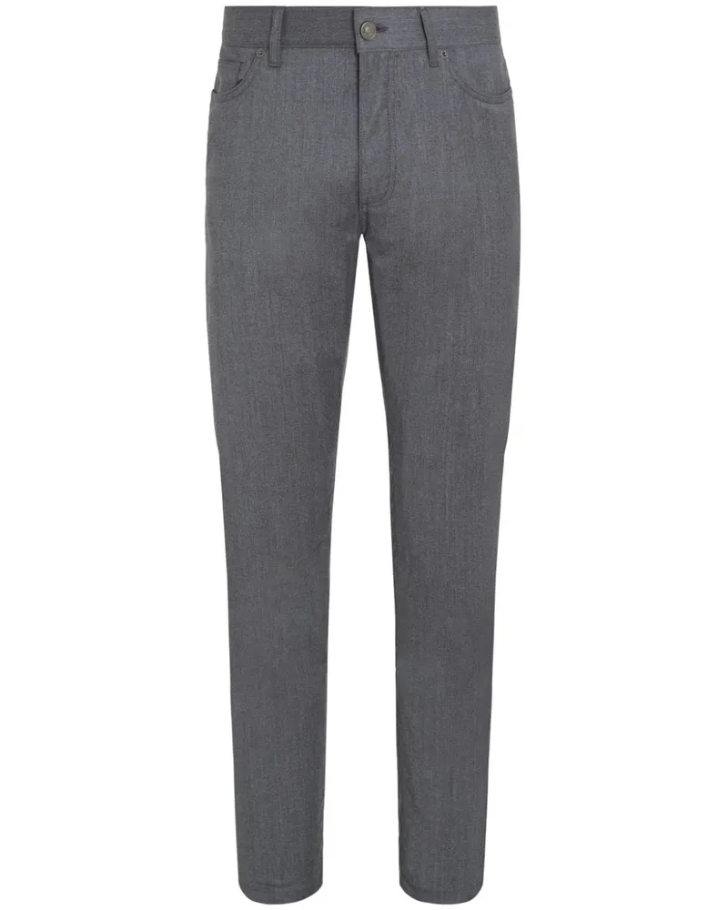 Ermenegildo Zegna Roccia Hose - Grau Grau