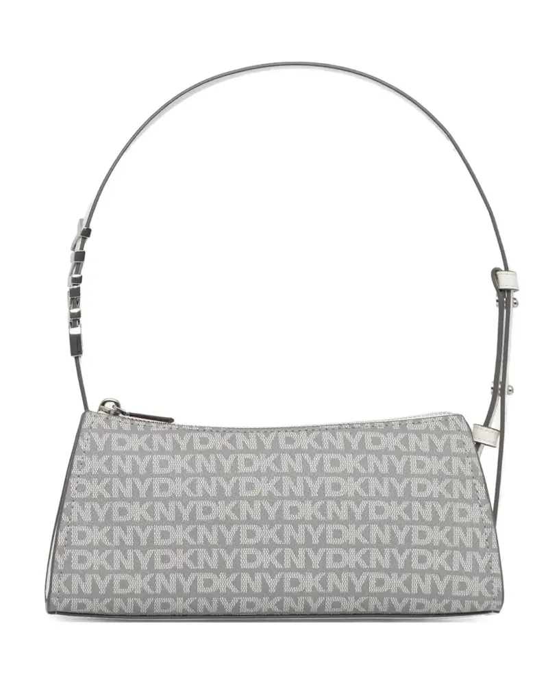DKNY Shopper mit Logo-Schild - Grau Grau