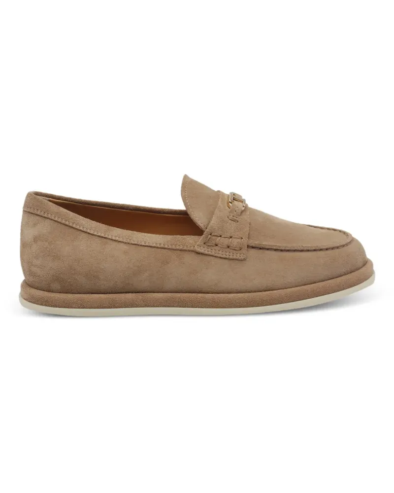 TOD'S T-Timeless Loafer aus Wildleder - Nude Nude