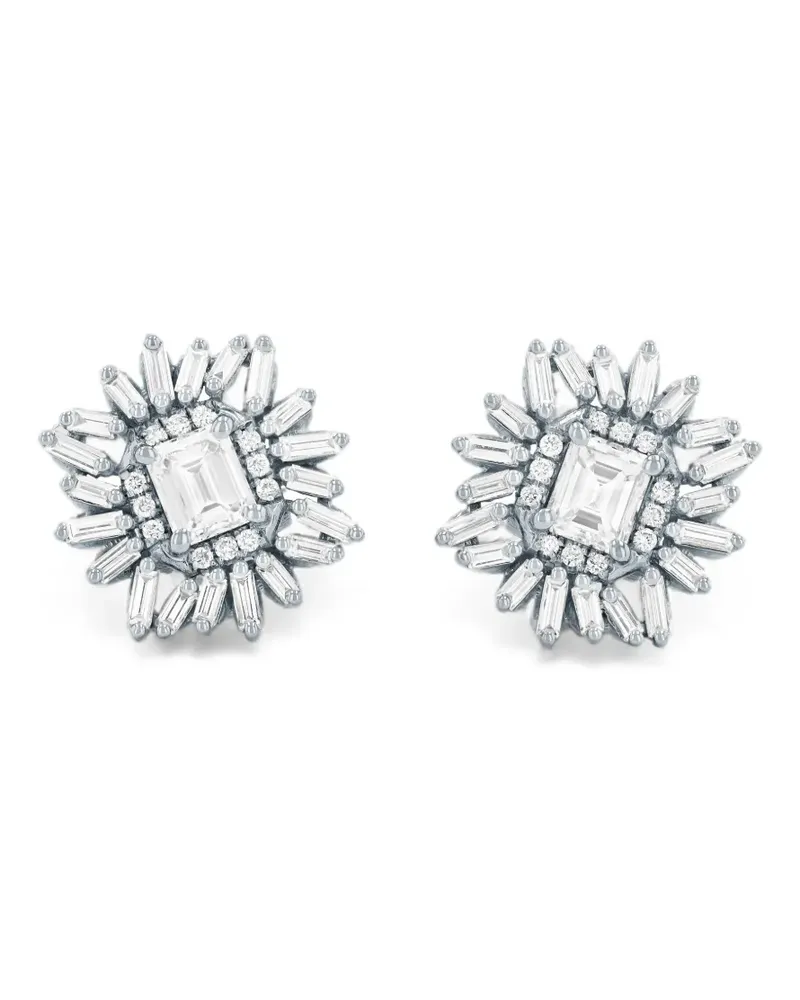 Suzanne Kalan Ohrringe mit Diamanten - Silber Silber