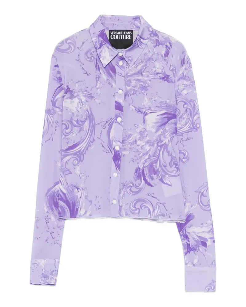 Versace Jeans baroque-print shirt - Violett Violett
