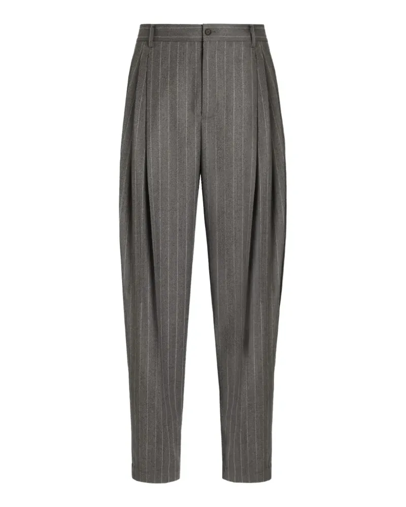 Dolce & Gabbana Hose mit Nadelstreifen - Grau Grau